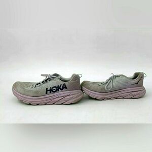 Hoka One One W Rincon 3 Purple/Gray Running Shoes Women Size 8B or Men 6.5B